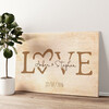 Personalized canvas print Togetherness