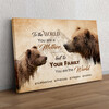 Personalized gift Bear Mother