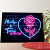 Rose Heart Personalized mural