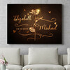 Personalized mural Golden Rose