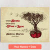 Personalized Canvas Tree Of Love