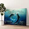 Personalized canvas print Ocean Of Love