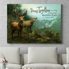 Personalized mural Deer in love