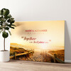 Personalized canvas print Beach