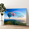 Personalized canvas print Balloons