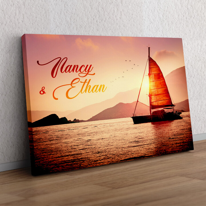 Personalized gift Sailing Love