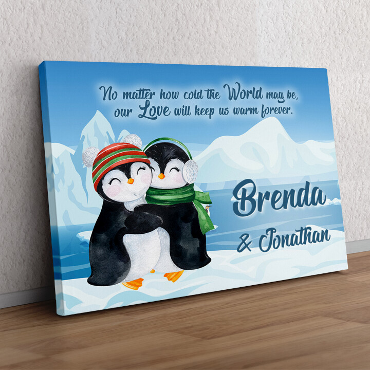 Personalized gift Penguins