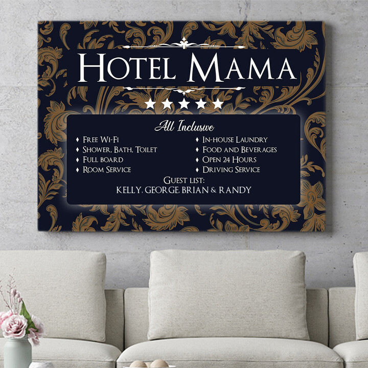 Personalized mural Hotel Mama