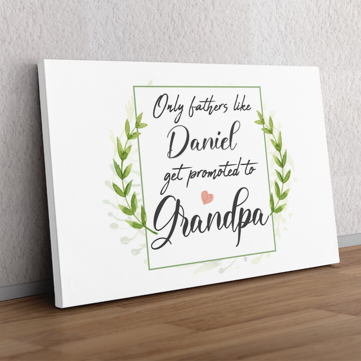 Personalized gift Dad Becomes A Grandpa