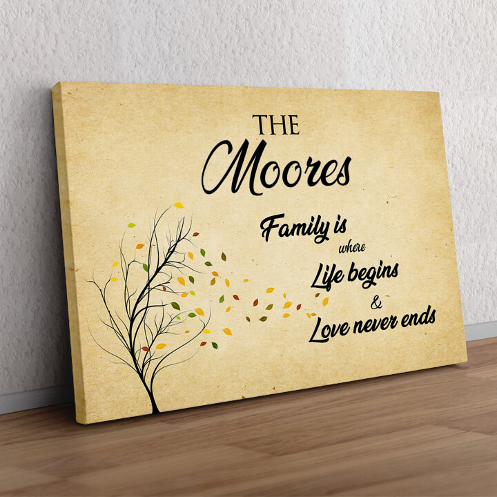 Personalized gift Family Life