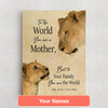 Personalized Canvas Lion Mother 2