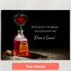 Personalized Canvas Love Potion