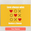Personalized Canvas Tic Tac Love