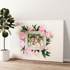 Personalized canvas print Background: Flower Decorations