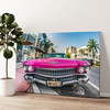 Personalized canvas print Cadillac Oldtimer