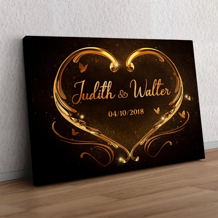 Personalized gift Heart of Gold