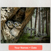Personalized Canvas Owl's Nest