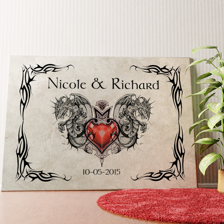 Personalized mural Dragon's Heart