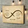 Personalized canvas print Intimate Love
