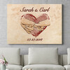 Personalized gift United Hearts