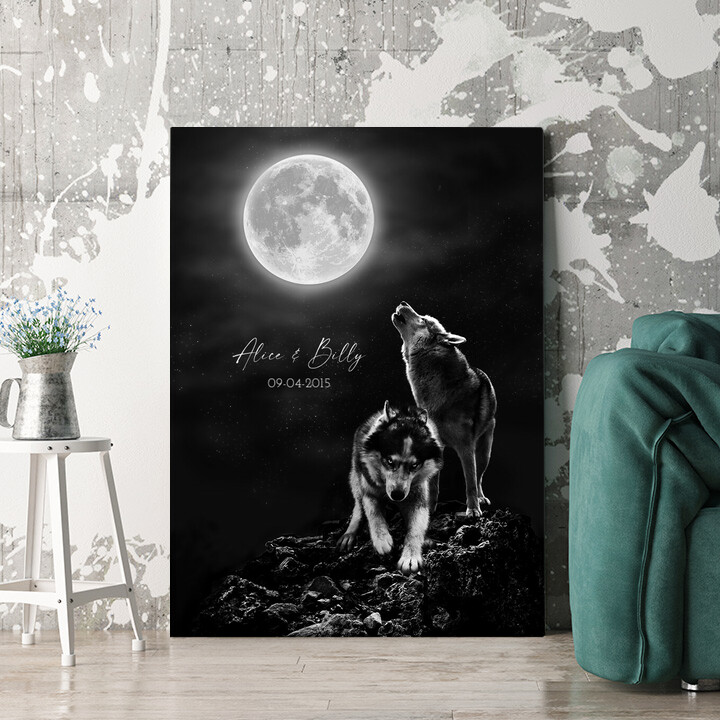Personalized gift Wolf Life