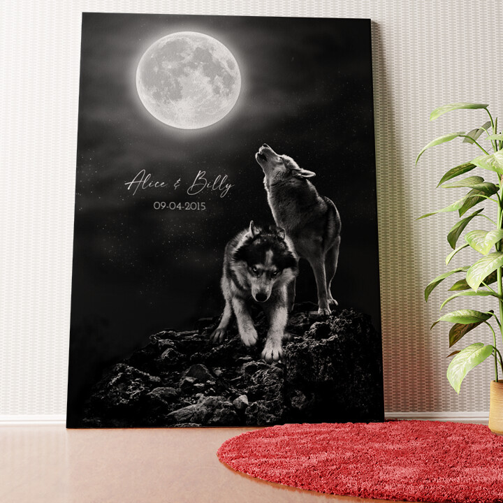 Personalized mural Wolf Life