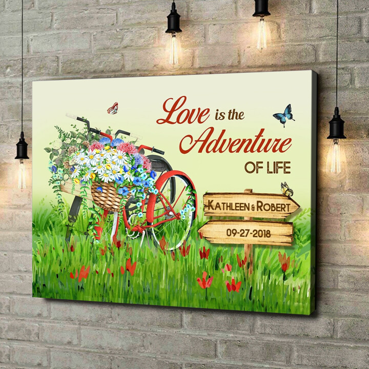 Personalized canvas print Joint Adventure
