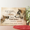 Personalized mural Wolf's Mother