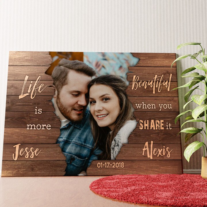 Personalized mural Life For Two