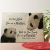 Personalized mural Mother Panda