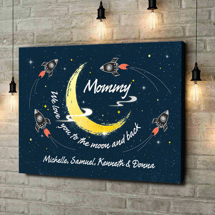Personalized canvas print Mother Of The Universe