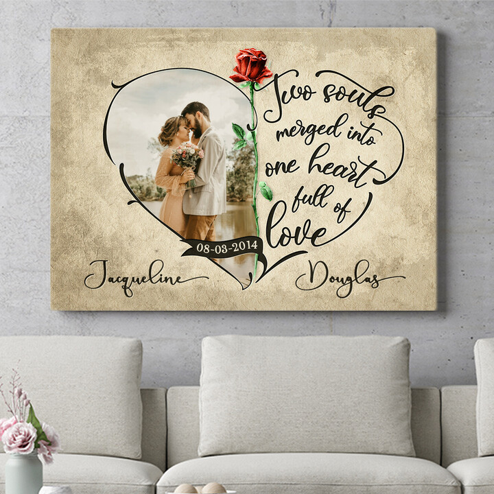 Personalized mural Heart Full Of Love