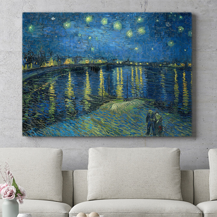 Personalized mural Starry Night Over The Rhone