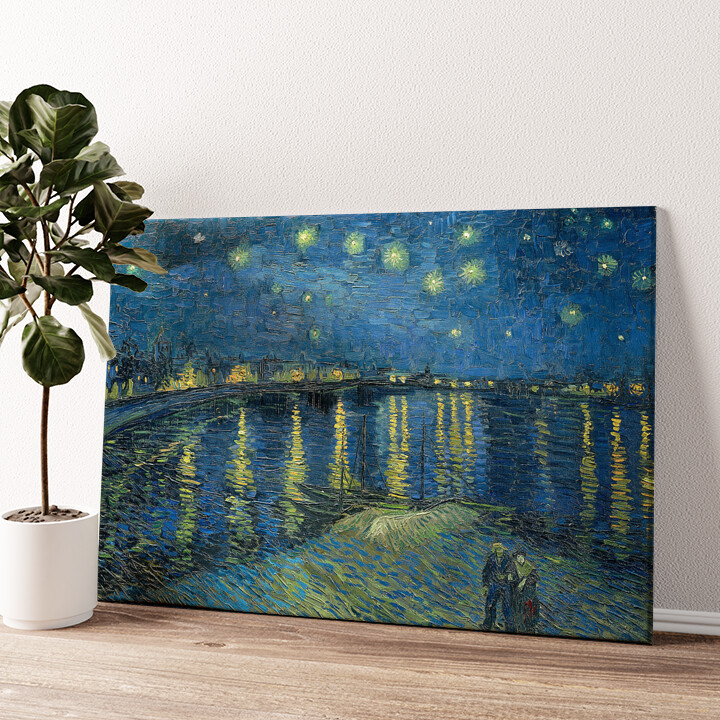 Personalized canvas print Starry Night Over The Rhone