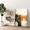 Personalized canvas print Fused Hearts