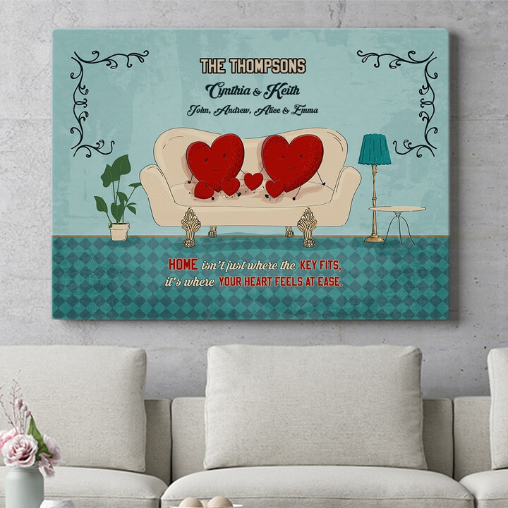 Personalized gift Home With Heart