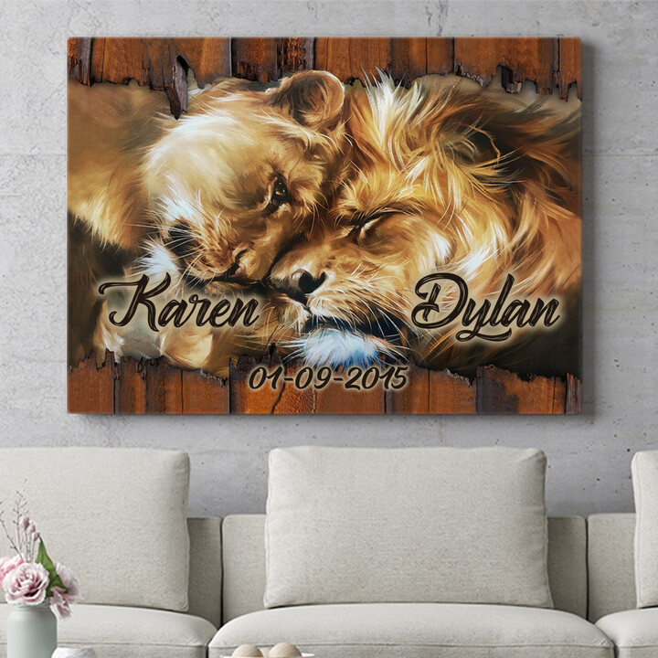 Personalized gift Lion Heart