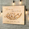 Personalized canvas print Protective Love