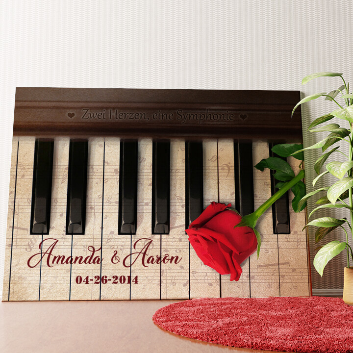 Personalized mural Symphony Of Hearts
