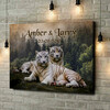 Personalized canvas print White Tiger