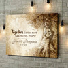 Personalized canvas print Heart Tree