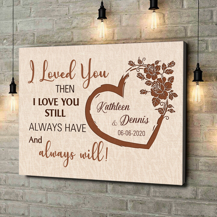 Personalized canvas print Yesterday, Today & Tomorrow