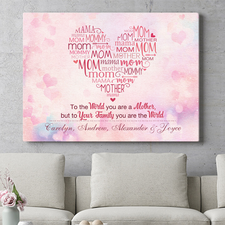 Personalized gift Mama's Familie
