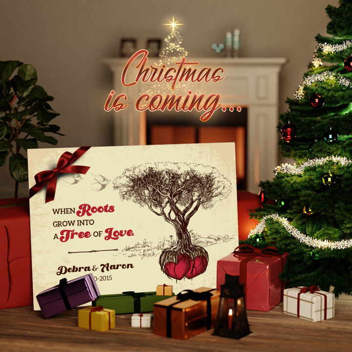 Canvas Gift Tree Of Love