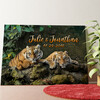 Personalized mural Tiger Couple