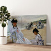 Personalized canvas print The Beach At Trouville