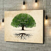 Personalized canvas print Family Roots