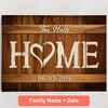 Personalized Canvas Our Home