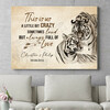 Personalized gift Tiger Love