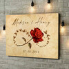 Personalized canvas print You And Me Forever